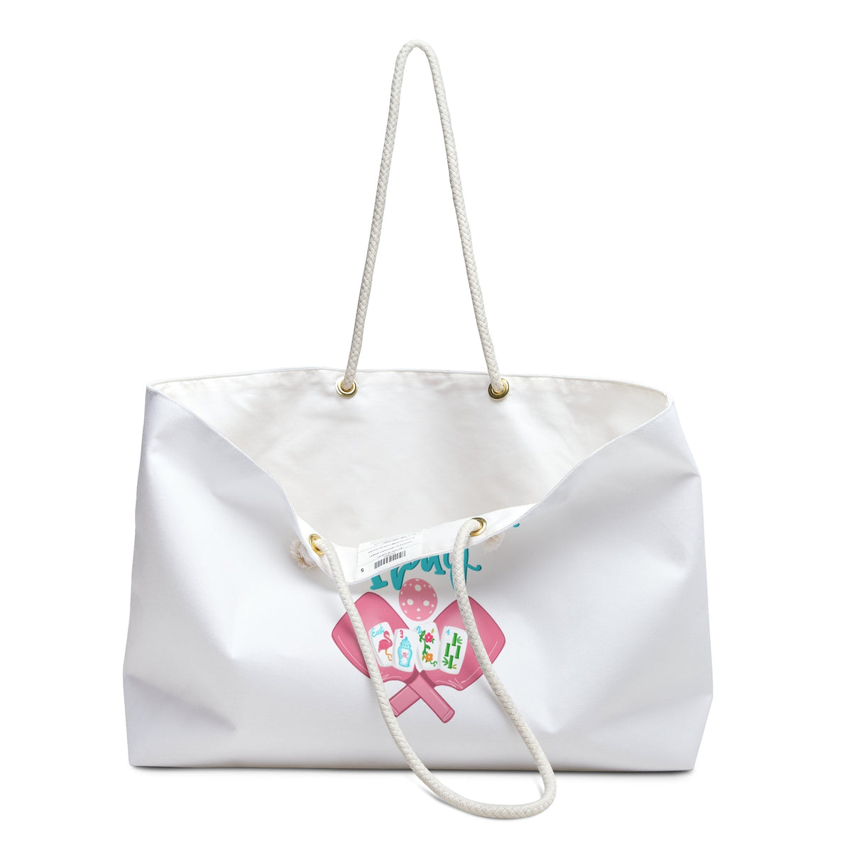Perfect Mahjong and Pickleball Weekender Bag - Stylish Travel Tote for Mahj, Pickleball, Beach, Gym, or Weekend Getaways - Perfect Gift