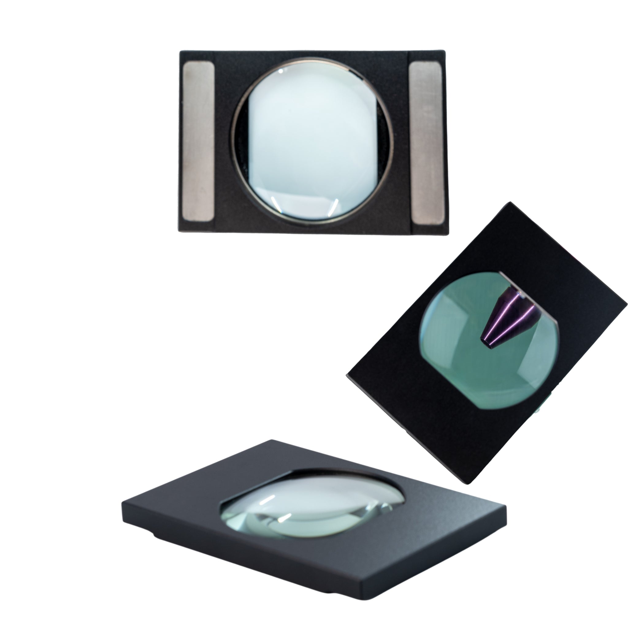 Magnetic Magnifying Attachment for Permanent Jewelry Darkening Screen