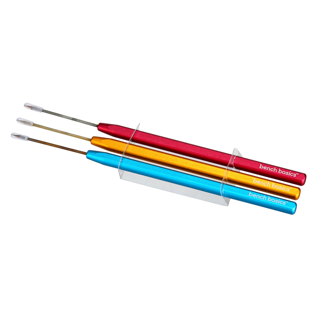 Soldering Picks, Titanium, Roll Proof Handle, Set of 3