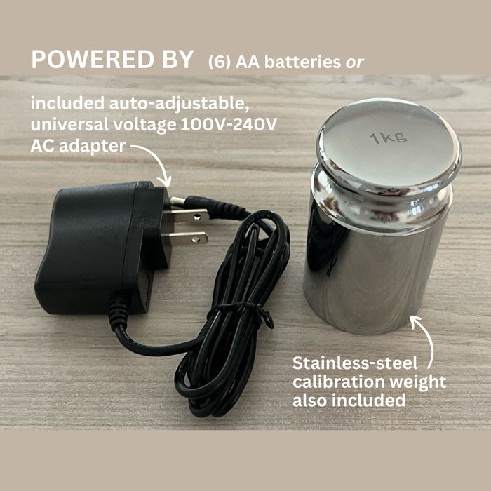 Professional Digital Scale KG, G, 1600g x 0.1g - GEMORO PRO1601