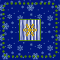 Alpine Snowflakes Neoprene Mahjong Mat