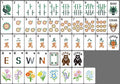 Emerald Dynasty Mahjong Tile Set