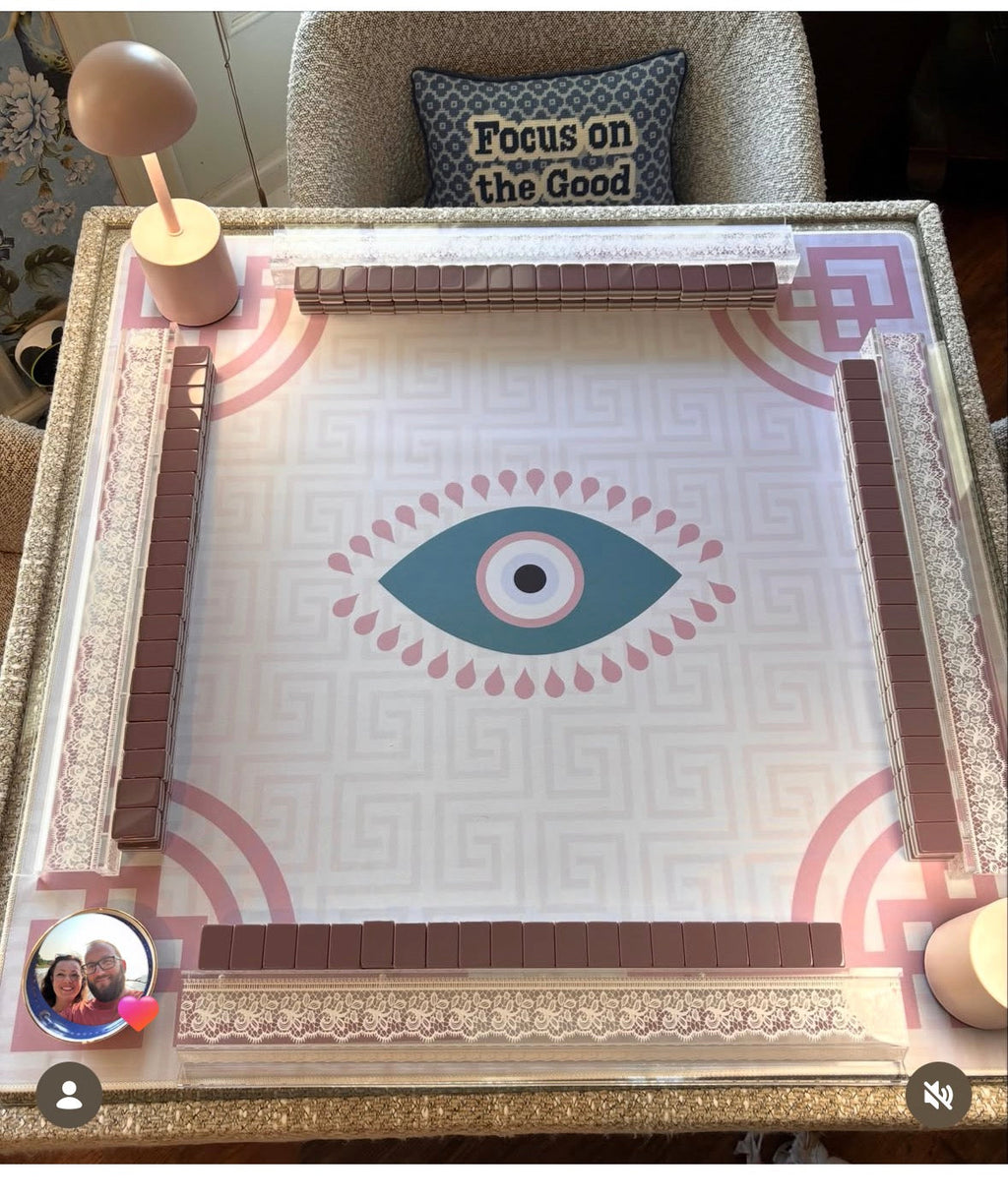 Evil Eye Neoprene Mahjong Mat
