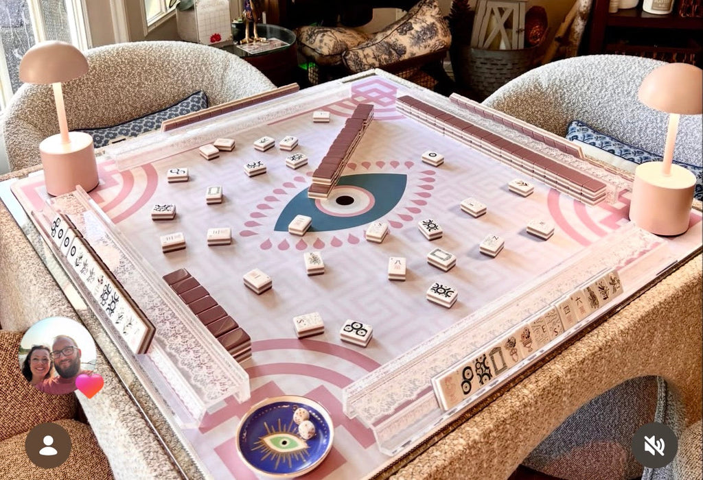 Evil Eye Neoprene Mahjong Mat
