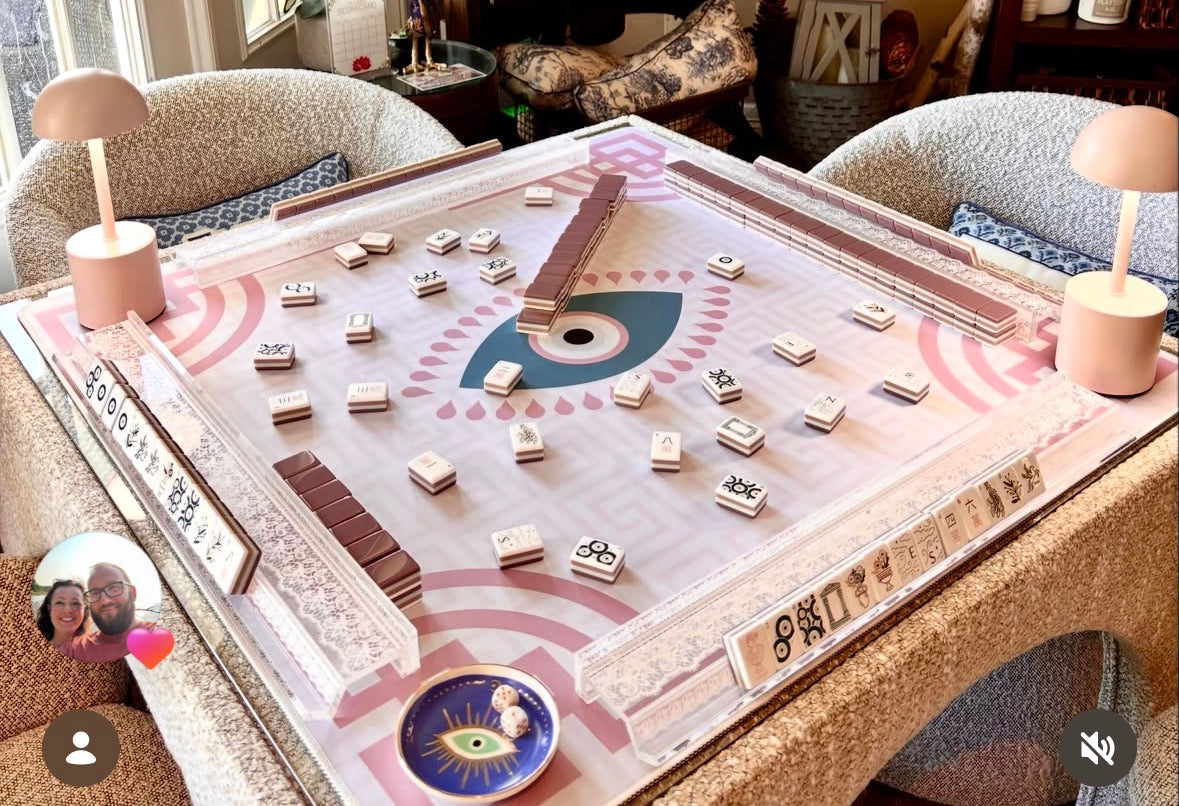 Evil Eye Neoprene Mahjong Mat