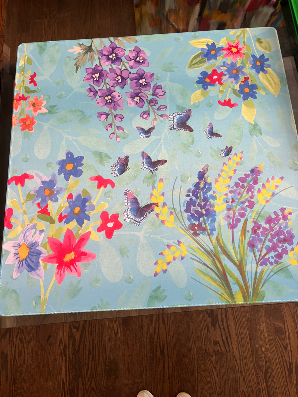 Wildflower Garden Neoprene Mahjong Mat