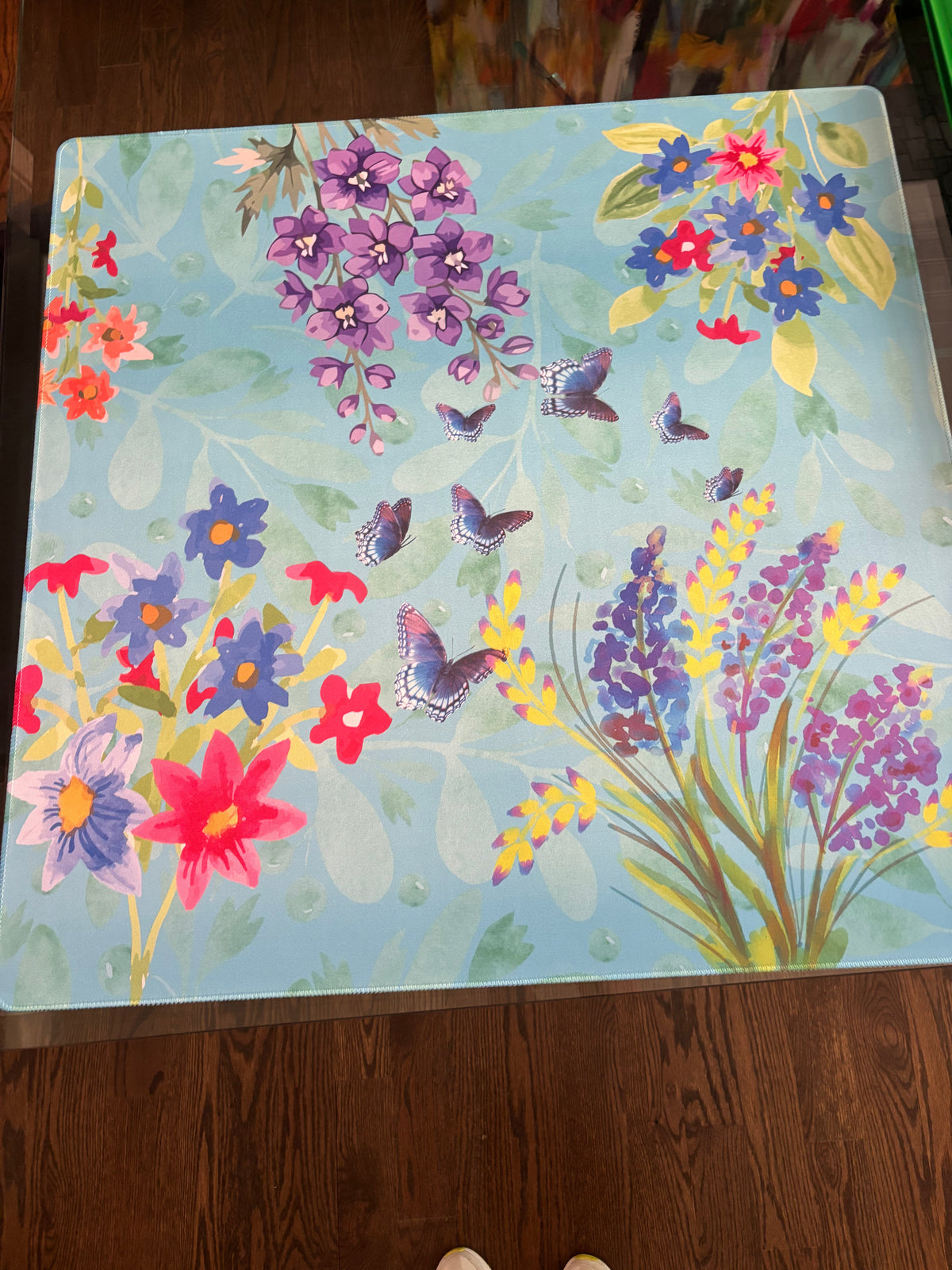 Wildflower Garden Neoprene Mahjong Mat