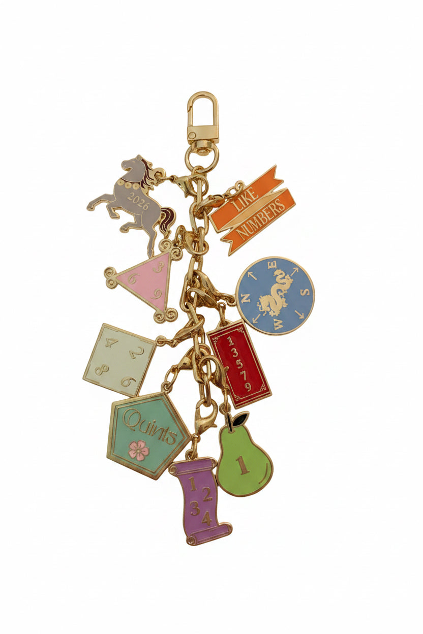 Year of the Horse 2026 Mahjong Charm – Limited-Edition Gold Cloisonné Keepsake