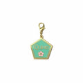 Quints Mahjong Charm – Gold Cloisonné Keepsake | SoloMahj