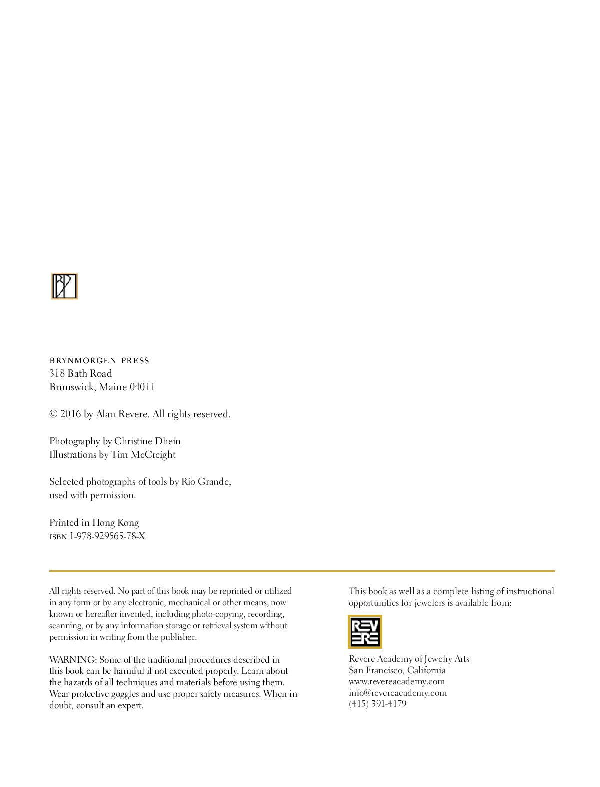 Professional Stonesetting, A Contemporary Guide to Traditional Setting Techniques - Alan Revere