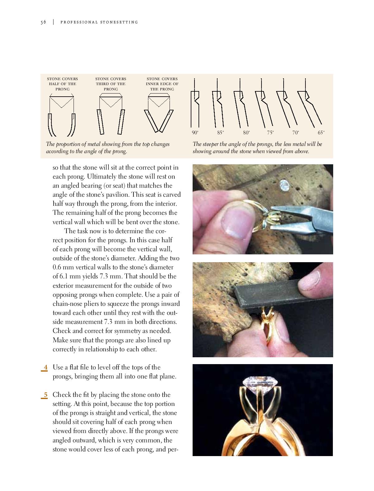 Professional Stonesetting, A Contemporary Guide to Traditional Setting Techniques - Alan Revere
