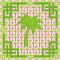 Palm Court Neoprene Mahjong Mat