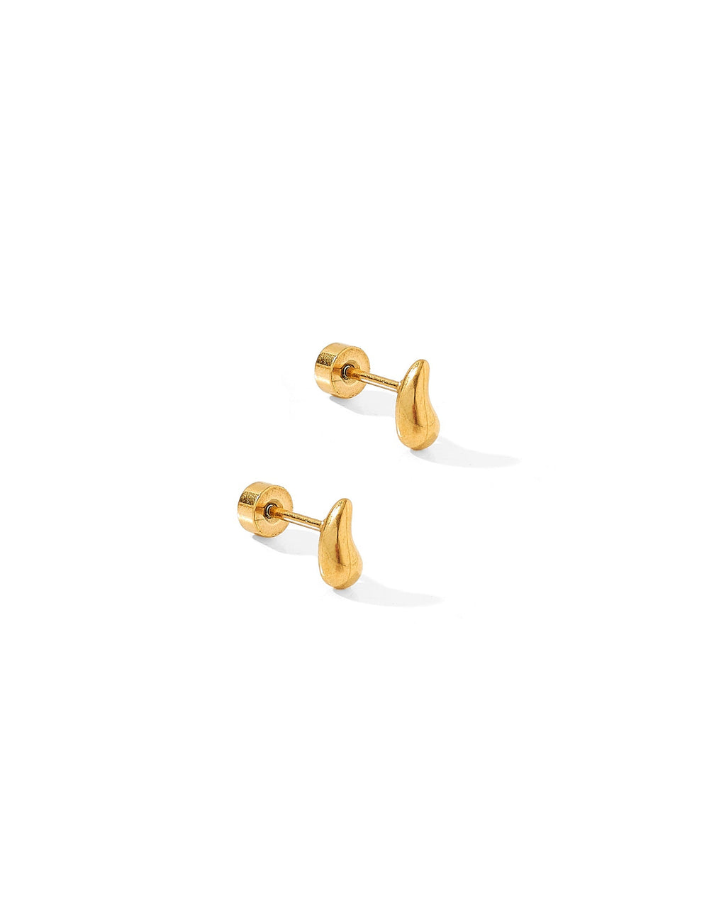 Screwback Stud Earrings - Emma Gold