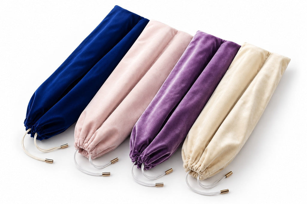 American Mahjong Rack Bag 2 Pockets | Velvet | Holds 4 Racks & Pushers