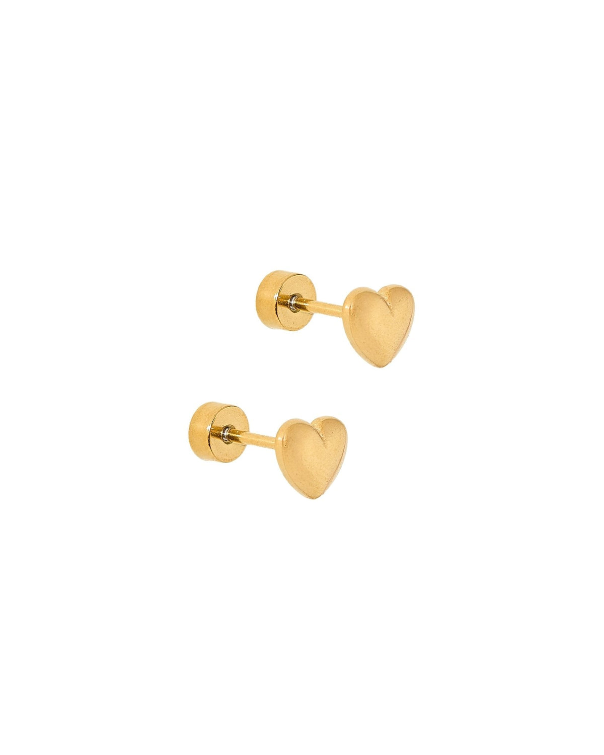 Screwback Stud Earrings - Hadley Gold