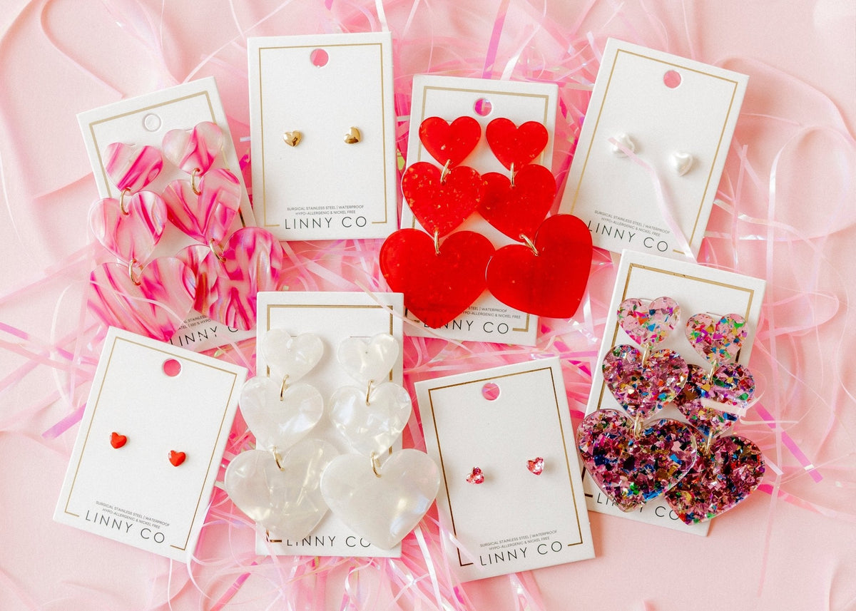 Screwback Stud Earrings - Hadley Gold
