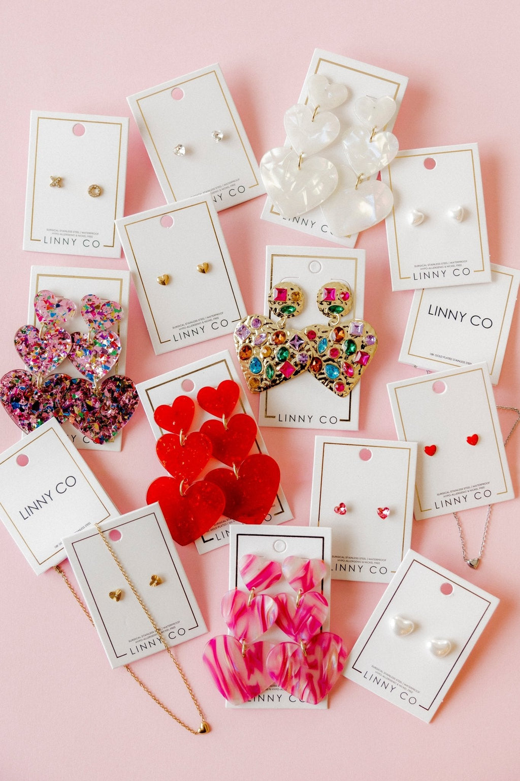 Screwback Stud Earrings - Hadley Gold