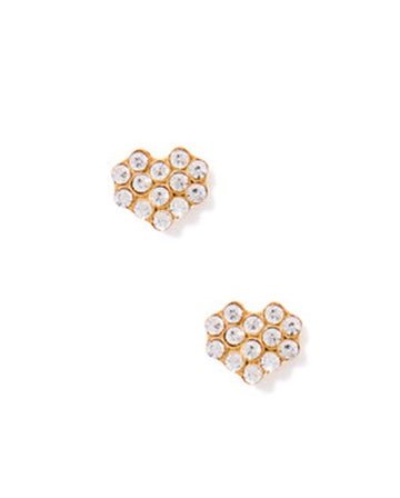 Screwback Stud Earrings - Leo Clear