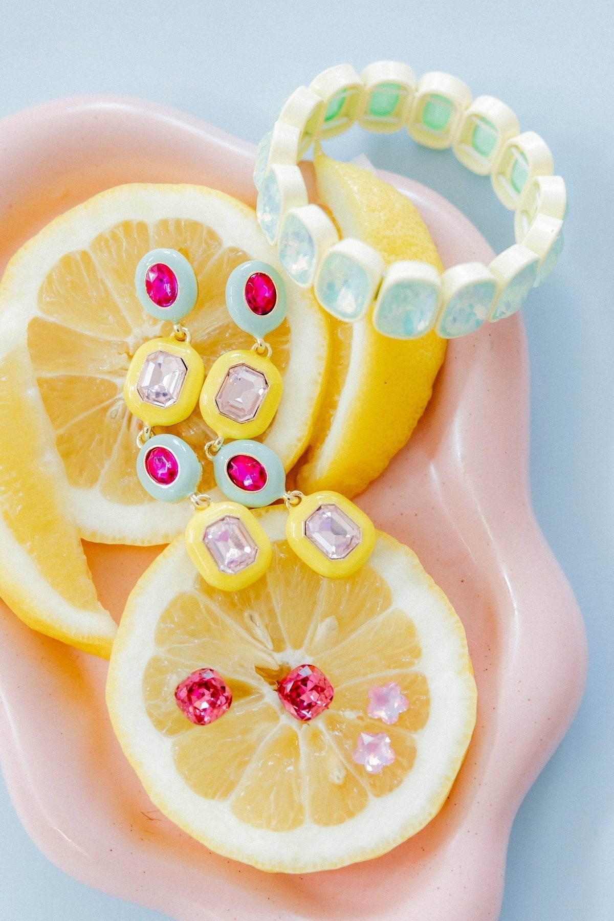 Screwback Stud Earrings Lux - Kit Hot Pink
