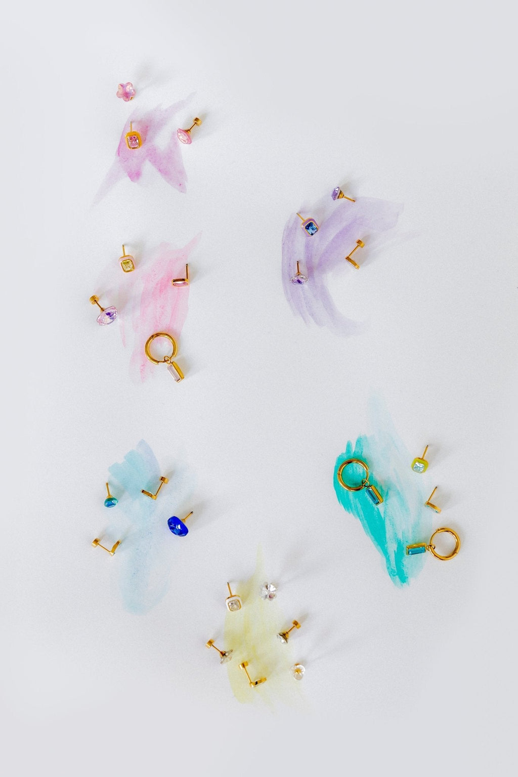 Screwback Stud Earrings Lux - Zuri Teal