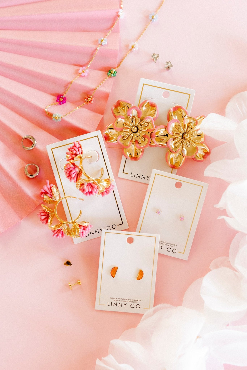 Screwback Stud Earrings - On Cloud 9