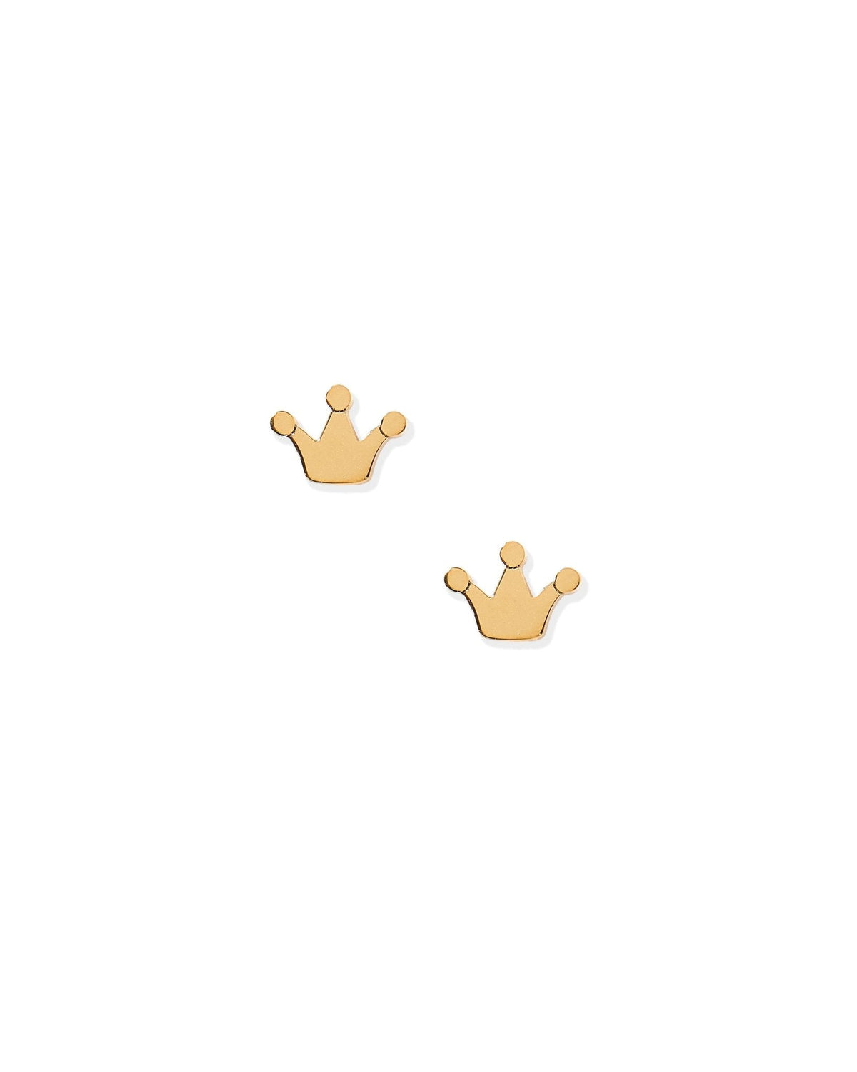 Screwback Stud Earrings - Princess Gold
